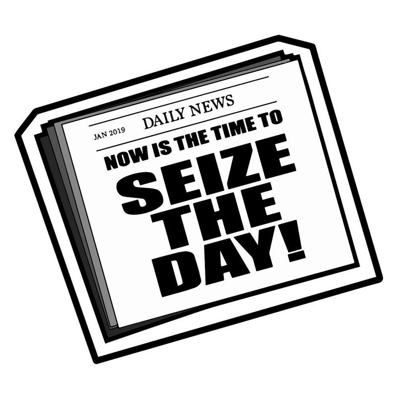 Coloring Broadway - NEWSIES inspired Stickers (Set of 4) â€œSeize The Dayâ€ Collection, Broadway Musical Merchandise, Die-Cut & Bubble Free Vinyl, Ideal Gift for Theatre Lovers, Broadway Theater Stickers - Image 4
